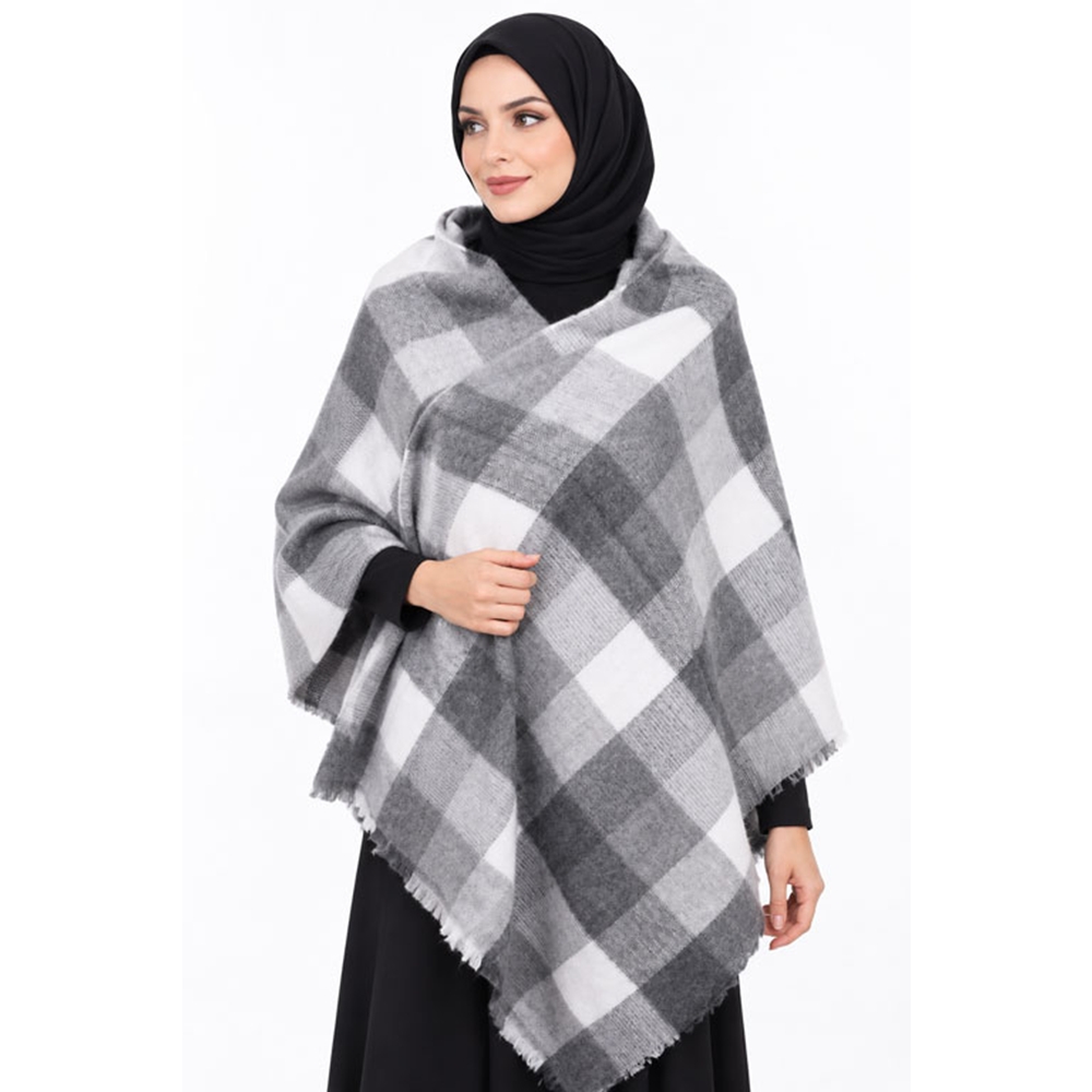 Zara Desenli Omuz Şalı - Desen-01