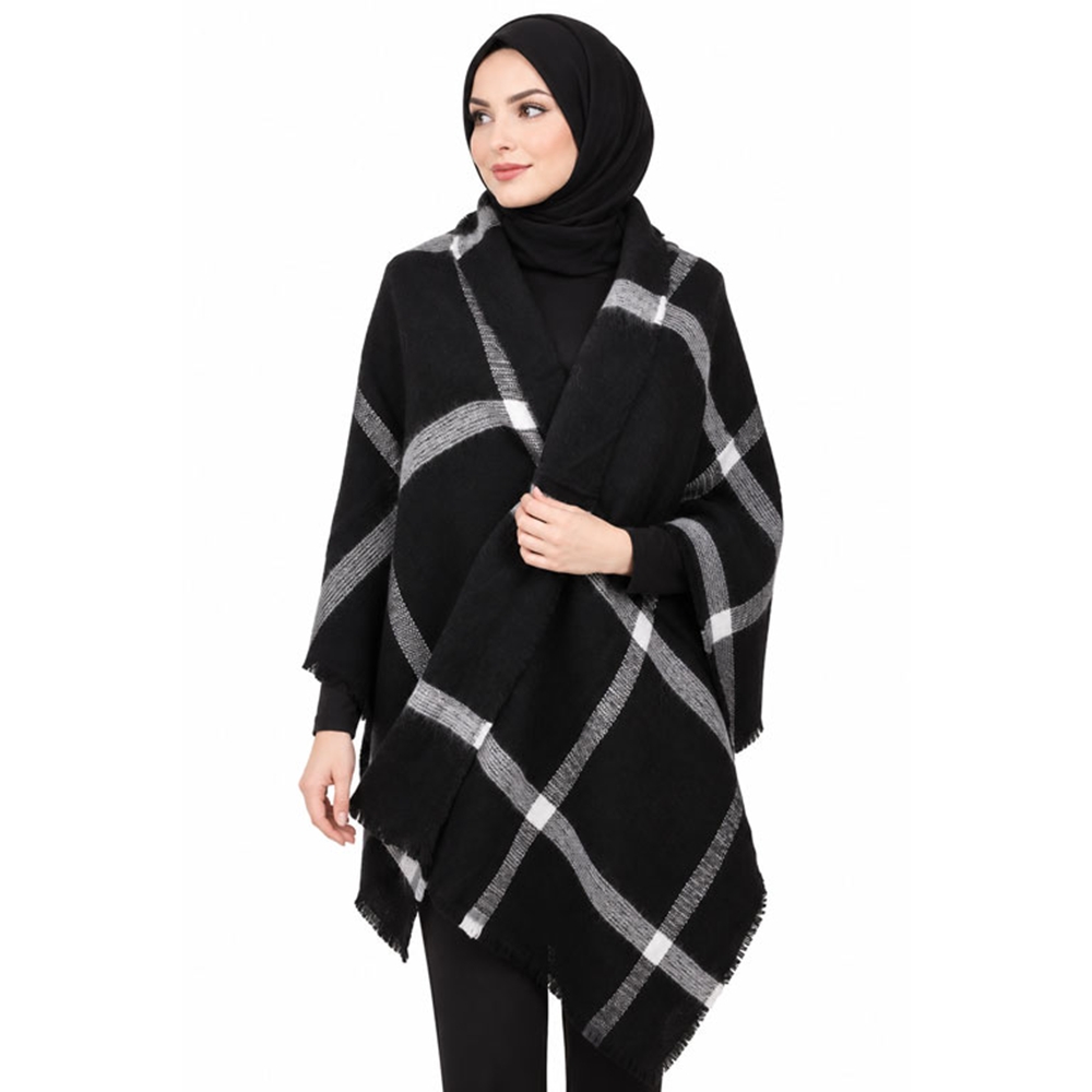 Zara Desenli Omuz Şalı - Desen-01