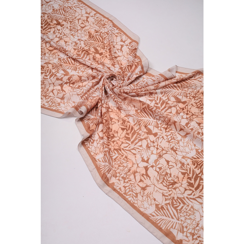 Scarfella Desenli Premium Bambu Kraş Şal - Desen-13