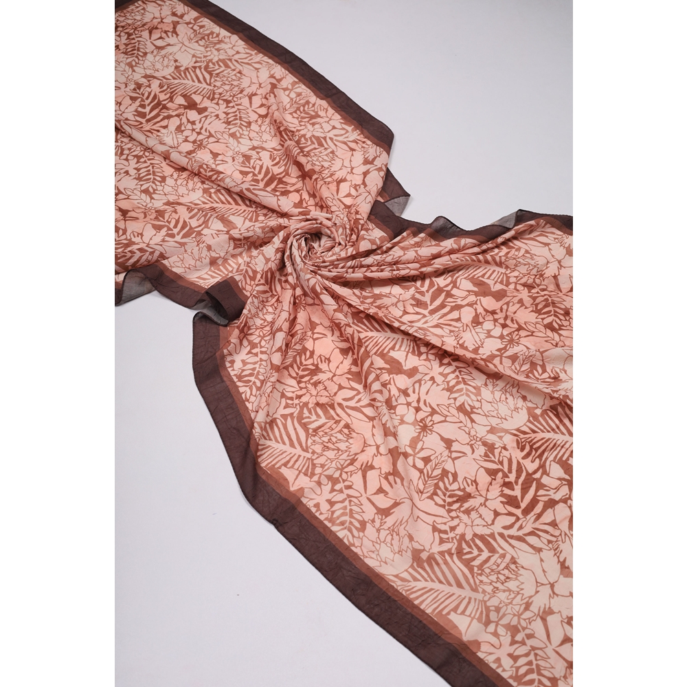 Scarfella Desenli Premium Bambu Kraş Şal - Desen-13