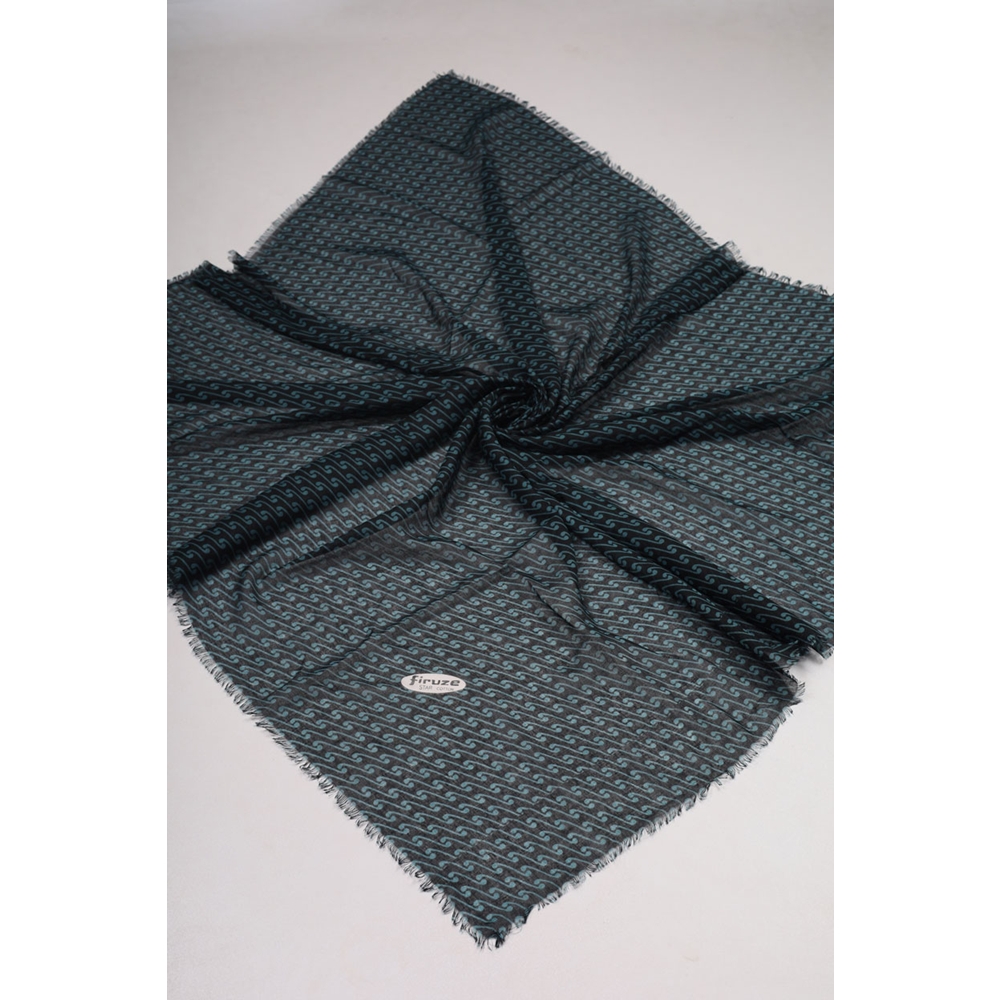 Firuze Desenli 110 cm Sökme Tülbent - Desen-02