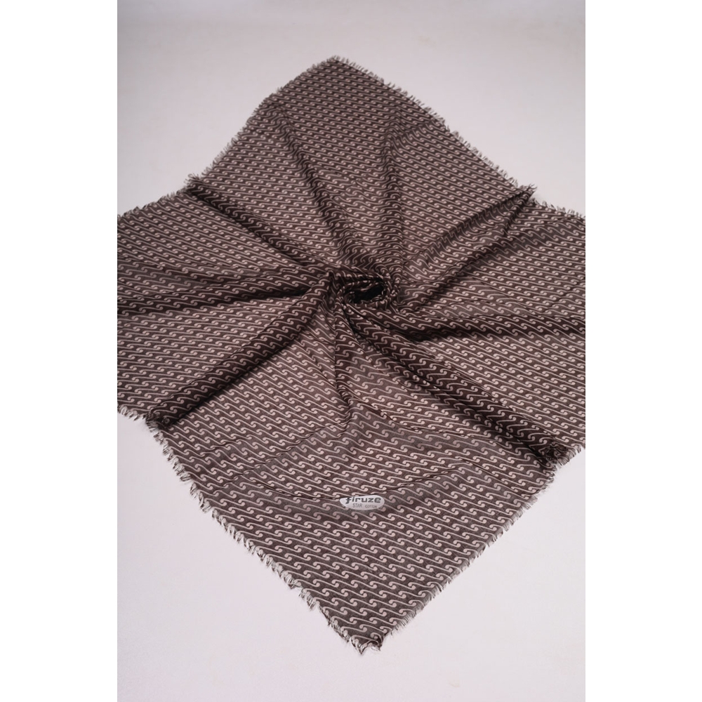 Firuze Desenli 110 cm Sökme Tülbent - Desen-02