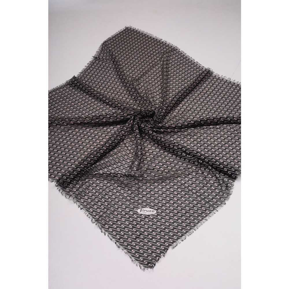 Firuze Desenli 110 cm Sökme Tülbent - Desen-02