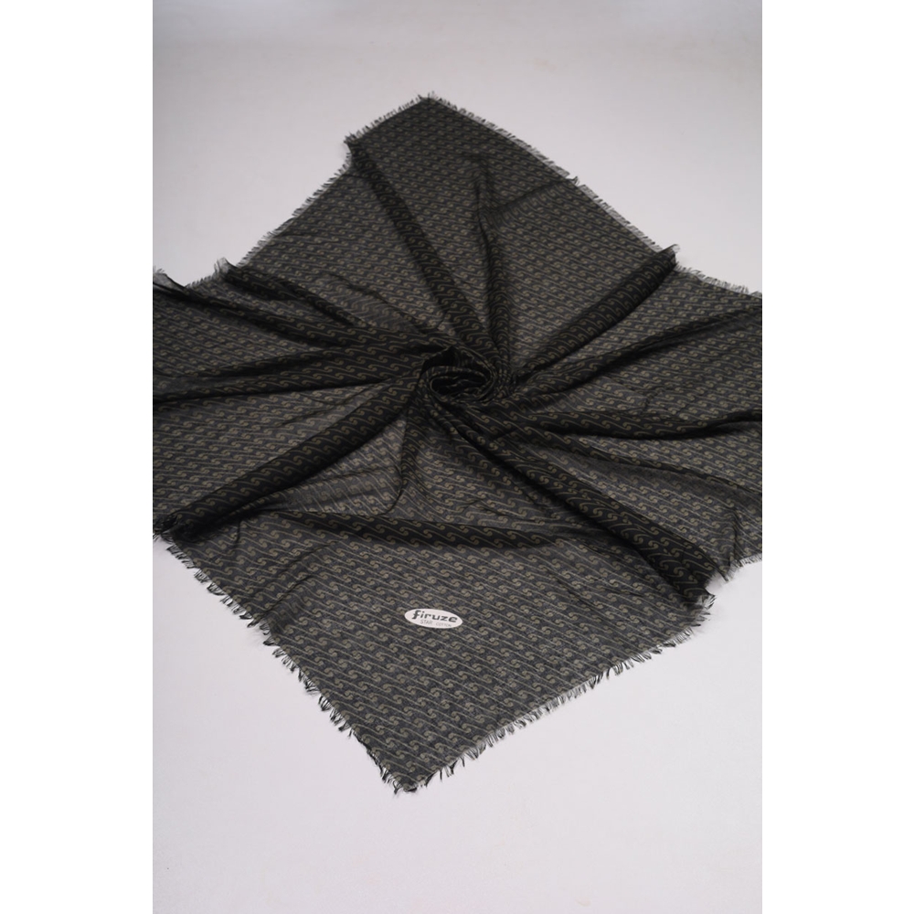 Firuze Desenli 110 cm Sökme Tülbent - Desen-02