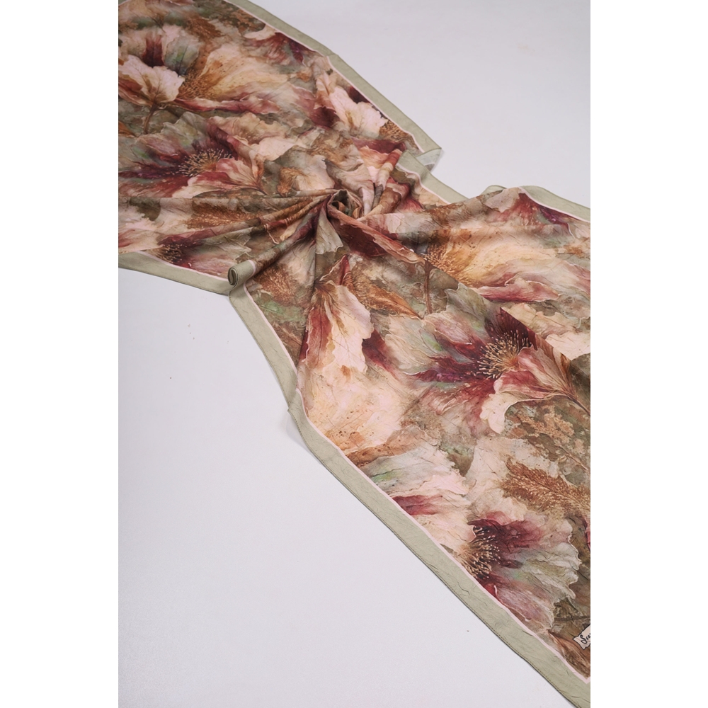 Scarfella Desenli Bambu Kraş Şal - Desen-24