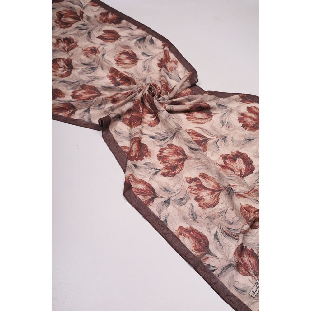 Scarfella Desenli Bambu Kraş Şal - Desen-25