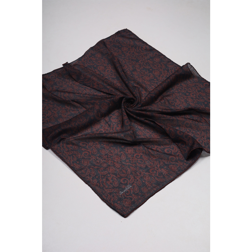 Scarfella Soft El Dikişli Eylül Eşarp - Desen-85