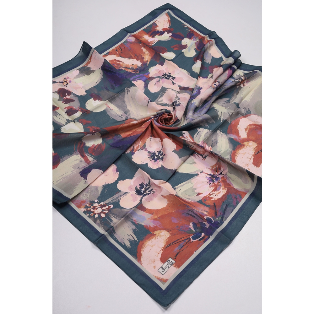 Scarfella Desenli Soft Angel Eşarp - Desen-82 - Renk-04