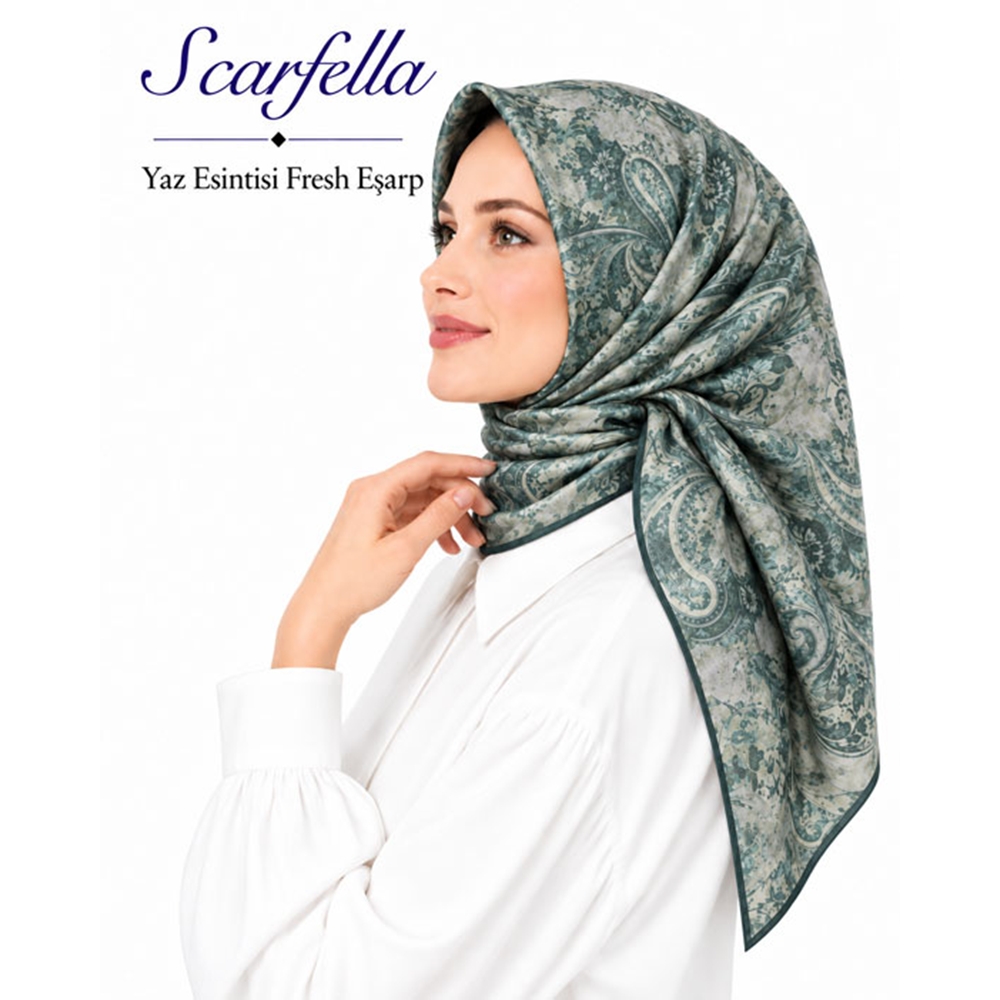 Scarfella Yaz Esintisi Fresh Eşarp - Desen-137
