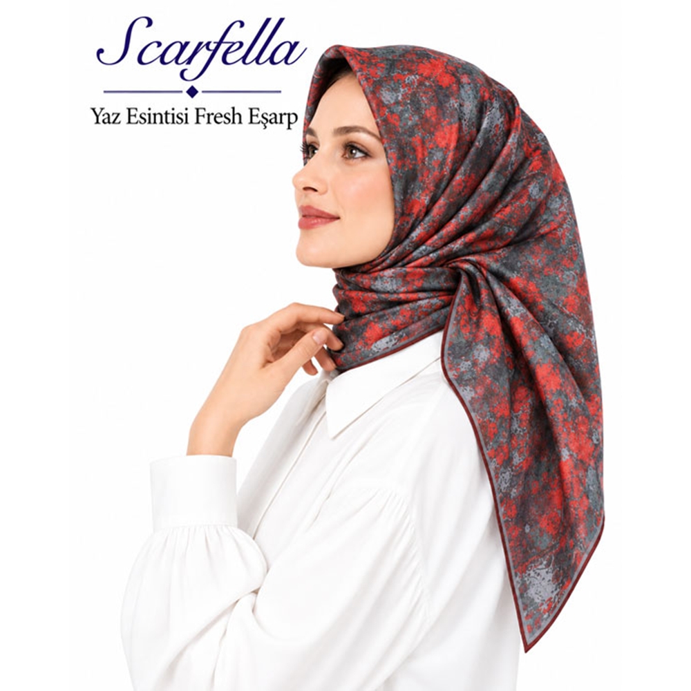 Scarfella Yaz Esintisi Fresh Eşarp - Desen-139