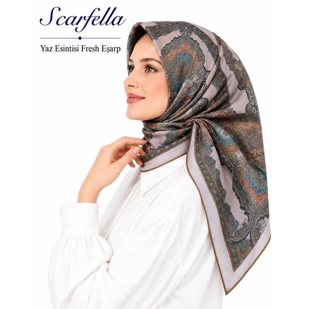 Scarfella Yaz Esintisi Fresh Eşarp - Desen-141