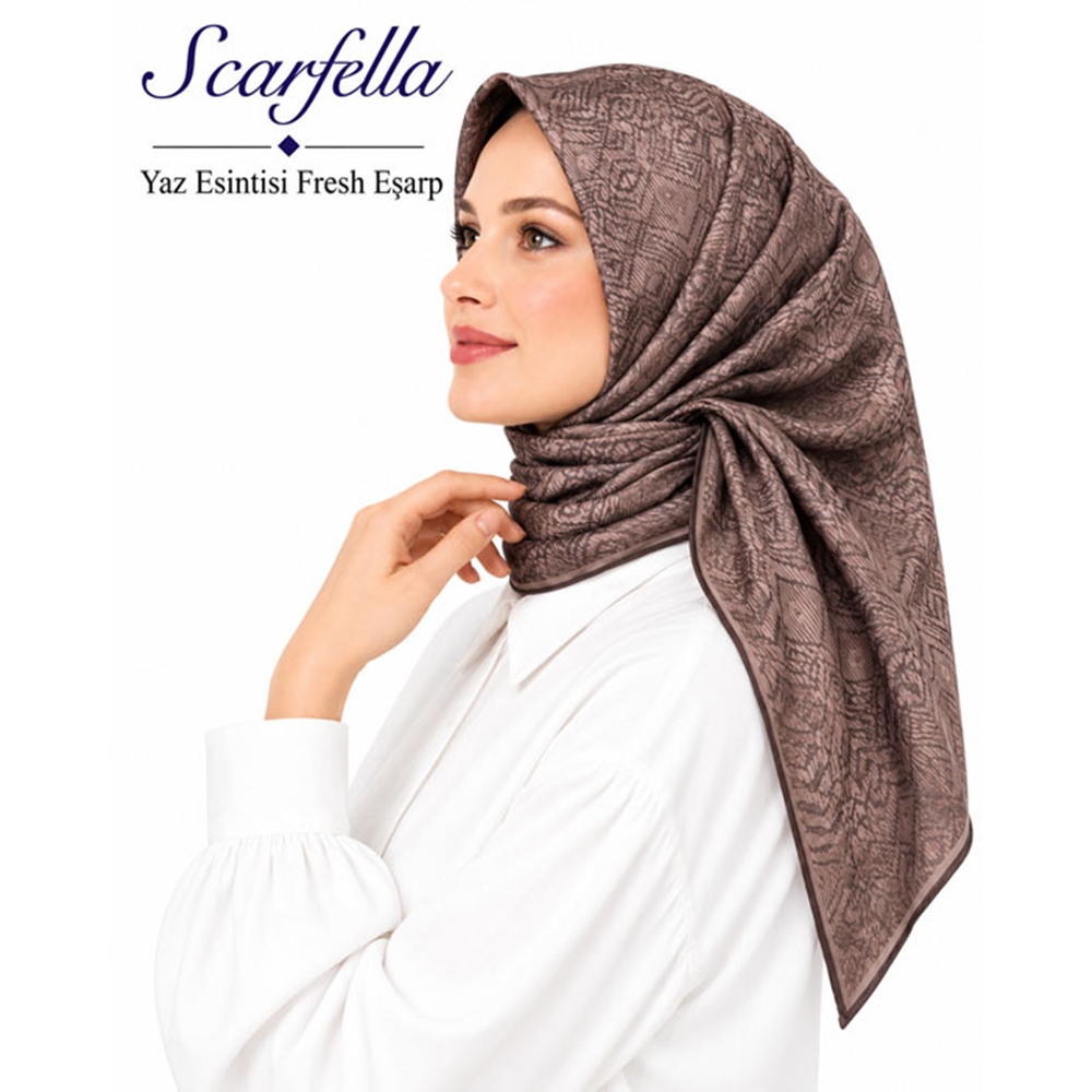 Scarfella Yaz Esintisi Fresh Eşarp - Desen-145