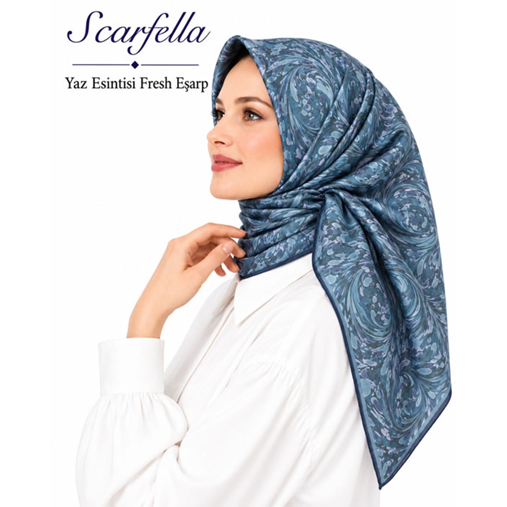 Scarfella Yaz Esintisi Fresh Eşarp - Desen-146