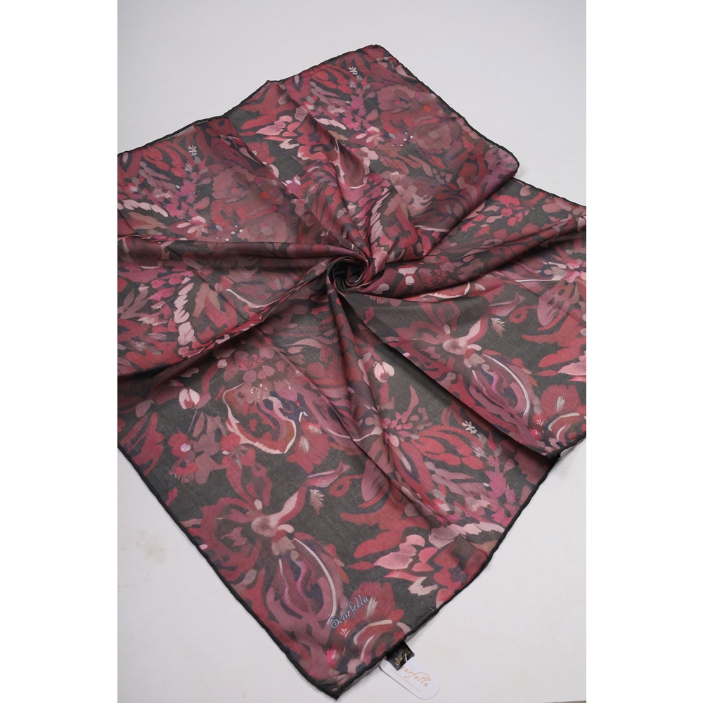 Scarfella Soft El Dikişli Eylül Eşarp - Desen-91 - Renk-08