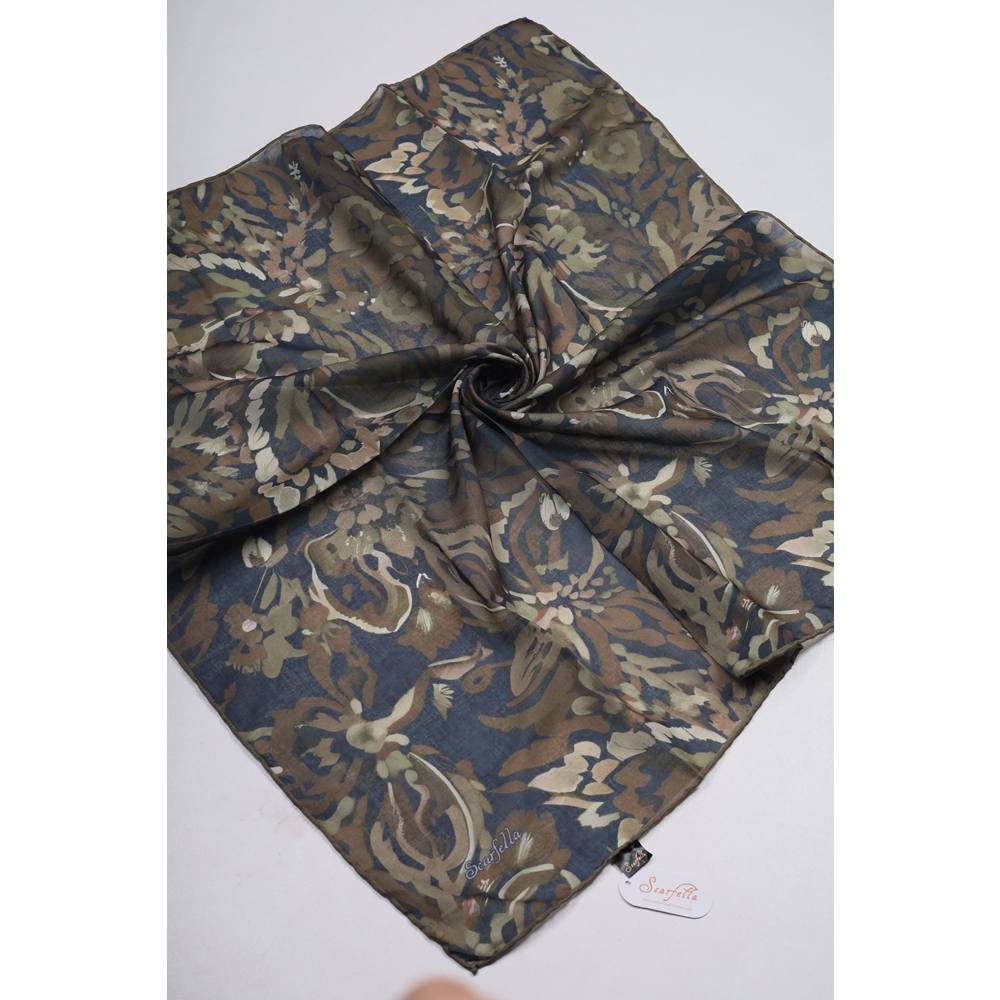 Scarfella Soft El Dikişli Eylül Eşarp - Desen-91 - Renk-08