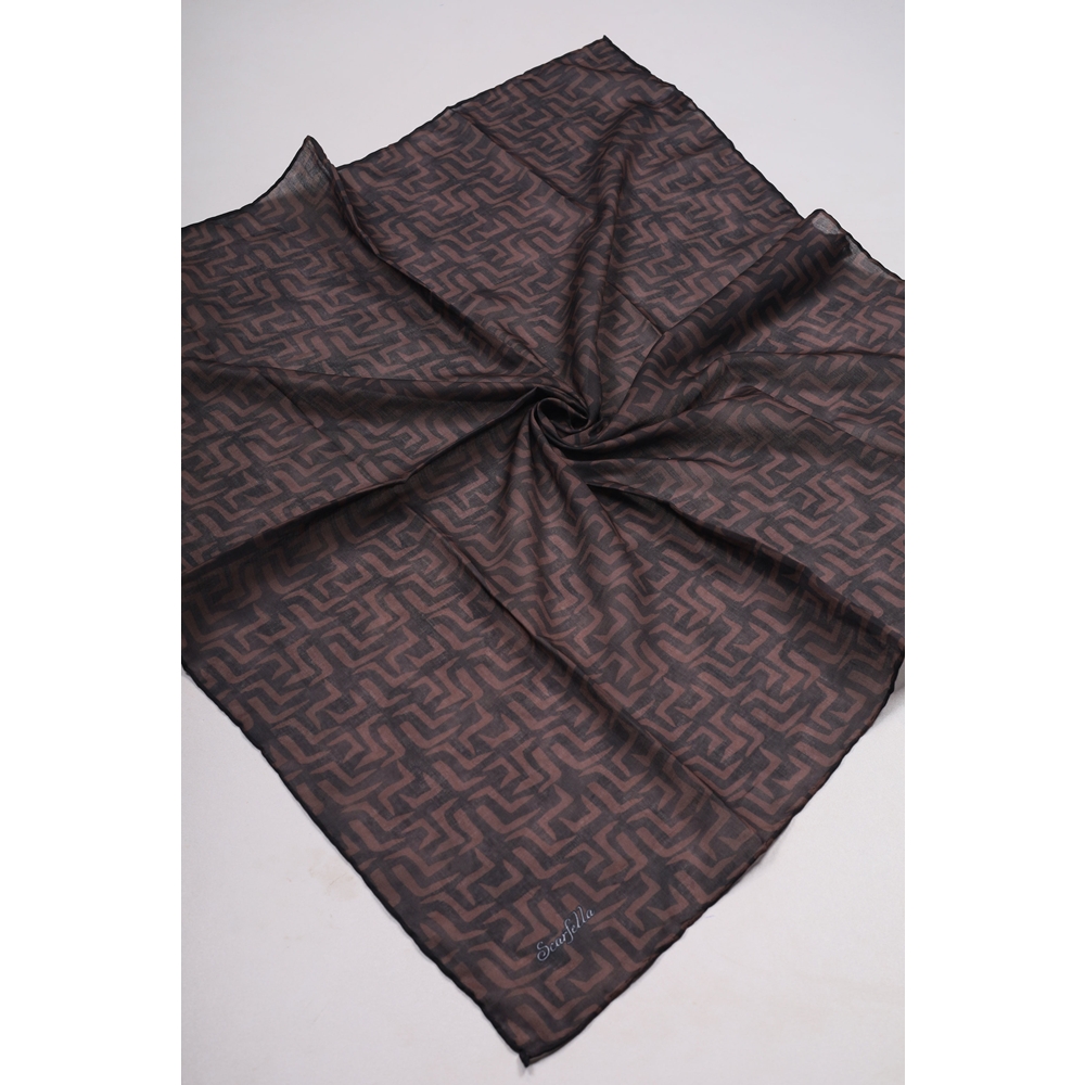 Scarfella Soft El Dikişli Eylül Eşarp - Desen-92 - Renk-01