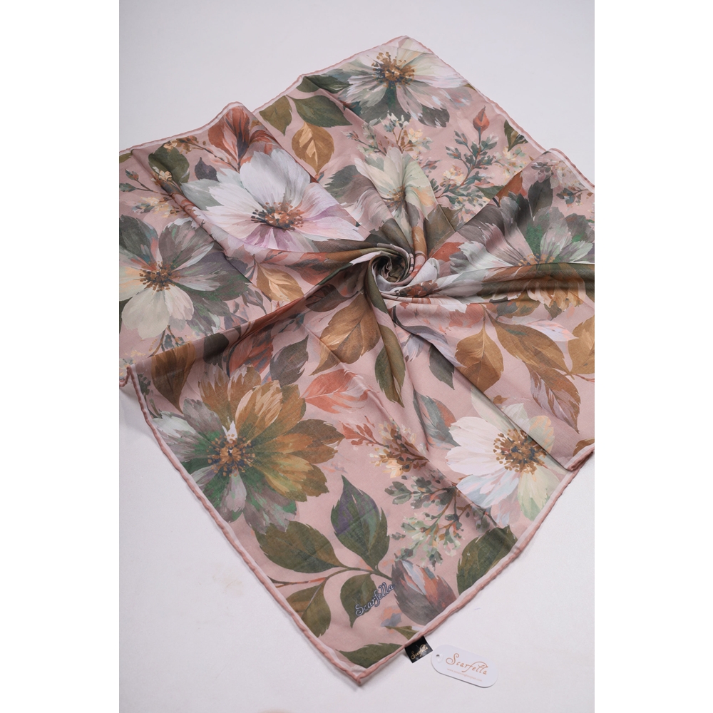 Scarfella Soft El Dikişli Eylül Eşarp - Desen-95 - Renk-06