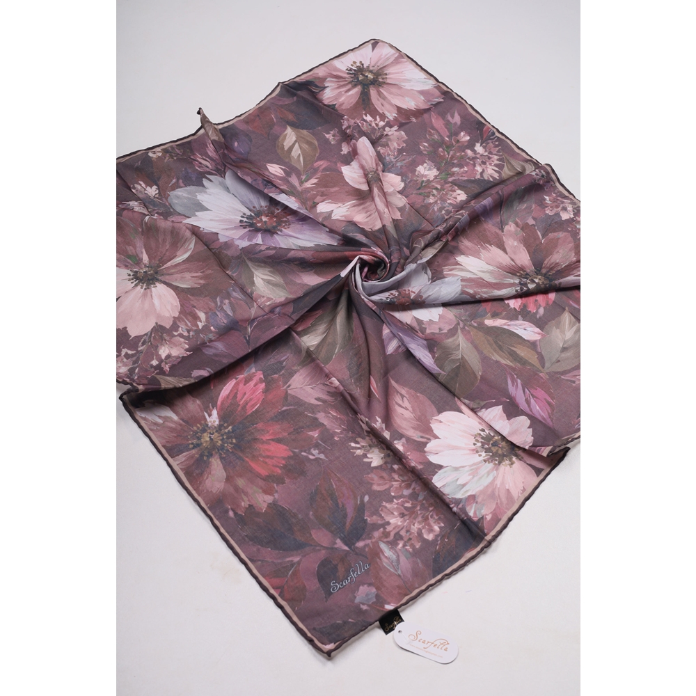 Scarfella Soft El Dikişli Eylül Eşarp - Desen-95 - Renk-06