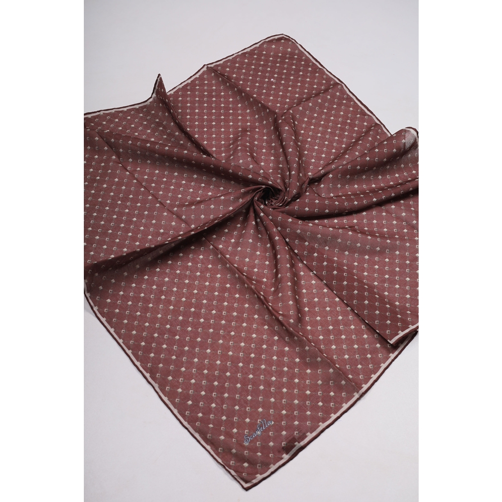 Scarfella Soft El Dikişli Eylül Eşarp - Desen-96 - Renk-04