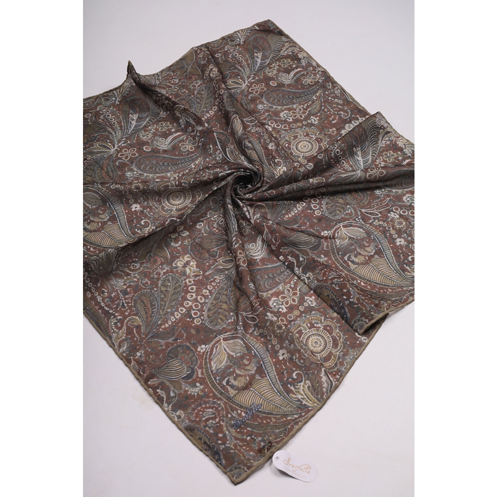 Scarfella Soft El Dikişli Eylül Eşarp - Desen-98 - Renk-01