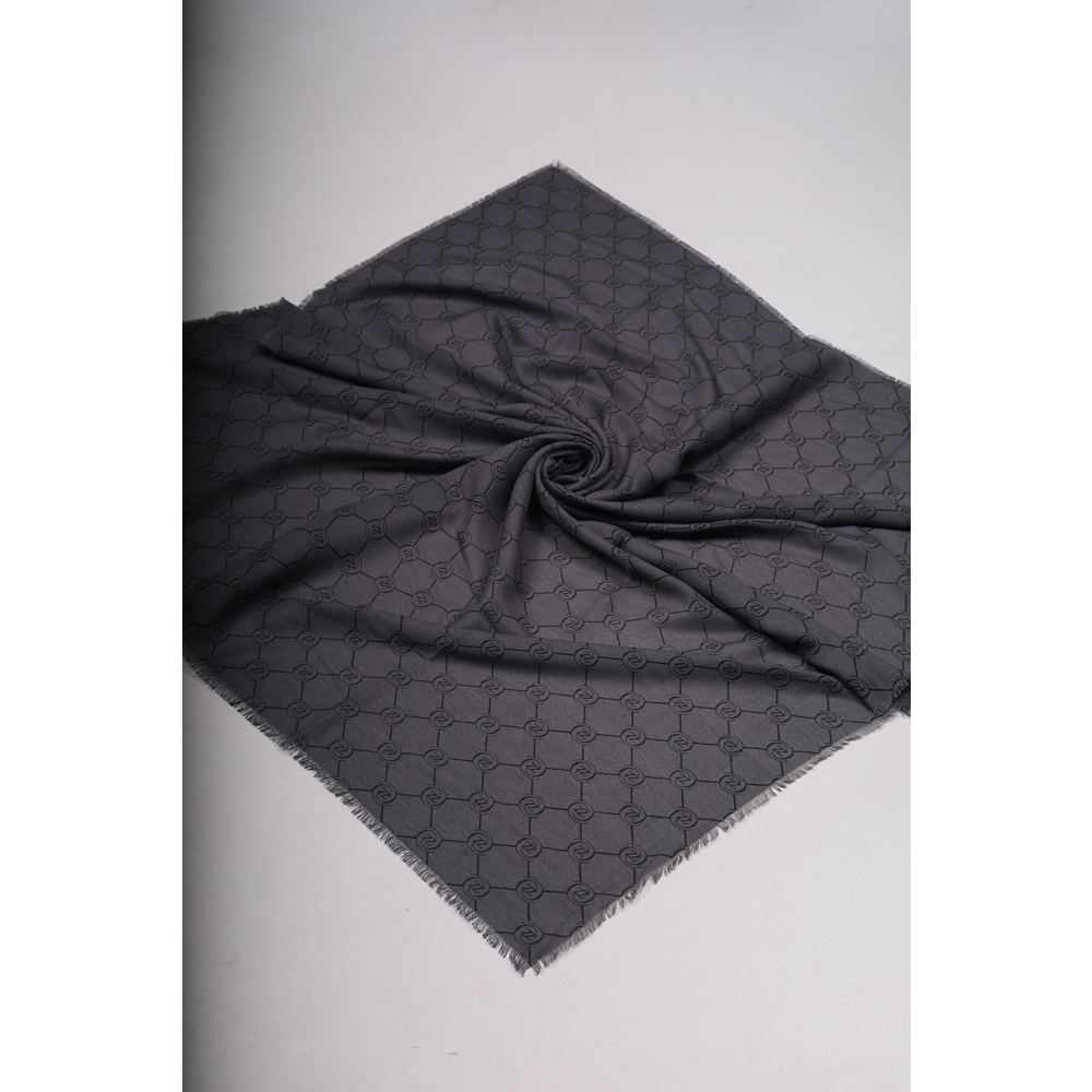 Baysem Desenli Keten Flamlı Eşarp - Desen-31