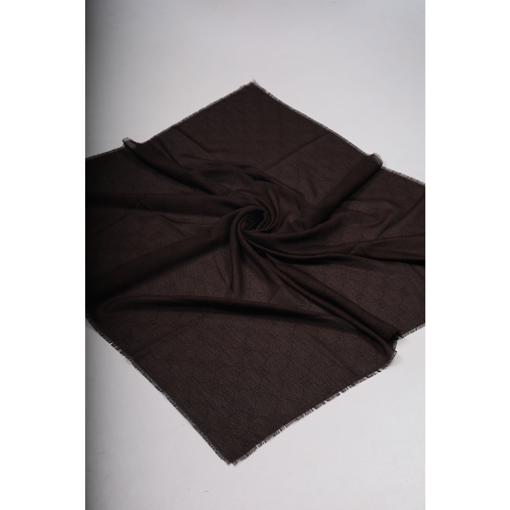 Baysem Desenli Keten Flamlı Eşarp - Desen-31