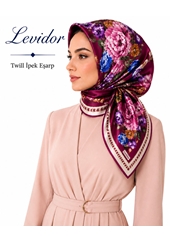 Levidor Twill İpek Eşarp 2143