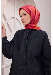 Belli Twill Saf İpek Eşarp - 2025-2026 Sonbahar-Kış 4201D (T)