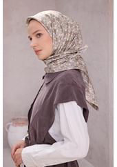 Belli Twill Saf İpek Eşarp - 2025-2026 Sonbahar-Kış 4204D (T)