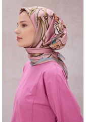 Belli Twill Saf İpek Eşarp - 2025-2026 Sonbahar-Kış 4205D (T)