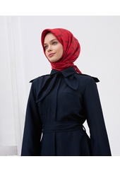 Belli Twill Nostalji Saf İpek Eşarp 4117D (T)