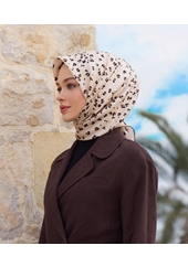 Belli Twill Nostalji Saf İpek Eşarp 4126D (T)