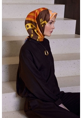 Belli Twill Saf İpek Eşarp - 2026-2027 Sonbahar-Kış 4409D (T)