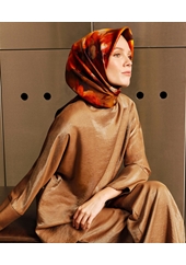 Armine Dj Sura Saf İpek Eşarp - 2026-2027 Sonbahar-Kış 9611D (S)