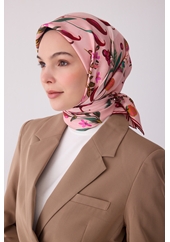 Belli Twill Saf İpek Eşarp 2026 Yaz Sezonu 4320D (T)