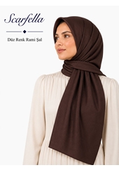 Scarfella Düz Renk Rami Şal - Desen-01