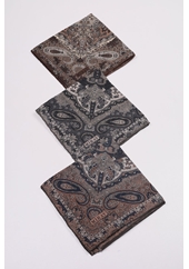 Miray Desenli Krep Eşarp - Desen-02