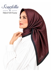 Scarfella Dijital Soft Eşarp - Desen-126