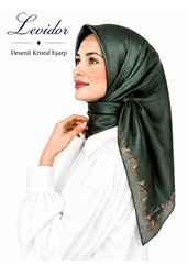 Levidor Desenli Kristal Eşarp - Desen-71
