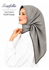 Scarfella Soft El Dikişli Eylül Eşarp - Desen-79