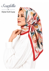 Scarfella Dijital Soft Eşarp - Desen-132
