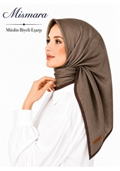 Mismara Müslin Biyeli Eşarp - Desen-02