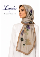 Levidor Desenli Müslin Şal - Desen-02