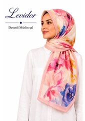 Levidor Desenli Müslin Şal - Desen-03
