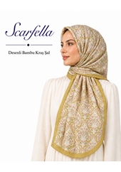 Scarfella Desenli Bambu Kraş Şal - Desen-10