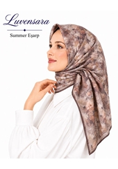 Luvensara Desenli Summer Eşarp - Desen-09