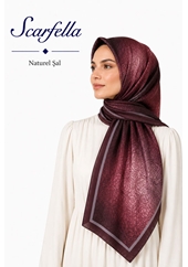 Scarfella Desenli Naturel Şal - Desen-164