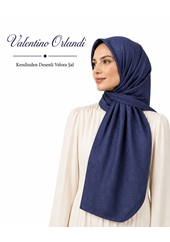 Valentino Orlandi Kendinden Desenli Velora Şal - Desen-01