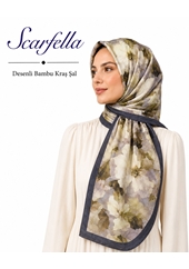 Scarfella Desenli Bambu Kraş Şal - Desen-19