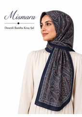 Mismara Desenli Bambu Kraş Şal - Desen-05
